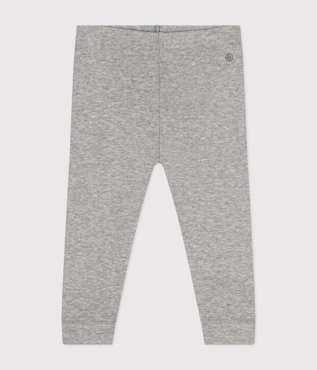 Leggings de algod&oacute;n para beb&eacute; gris
