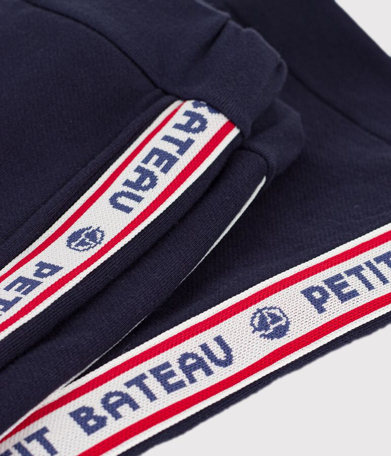 Pantal&oacute;n infantil de jogging de algod&oacute;n azul SMOKING