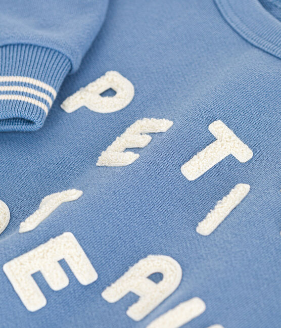 Sudadera de felpa para niño/niña azul BEACH