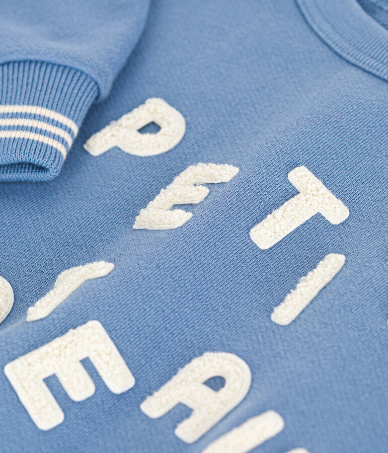 Sudadera de felpa para ni&ntilde;o/ni&ntilde;a azul