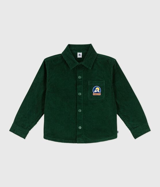 Camisa infantil lisa de pana WILLOW