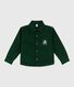 Camisa infantil lisa de pana