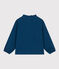 Blusa de gasa de algodón para niña azul INCOGNITO