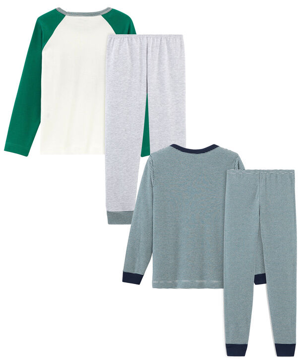 Lote de 2 pijamas para ni&ntilde;o peque&ntilde;o multicolor