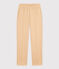 Pantalón de algodón mujer beige FACILE