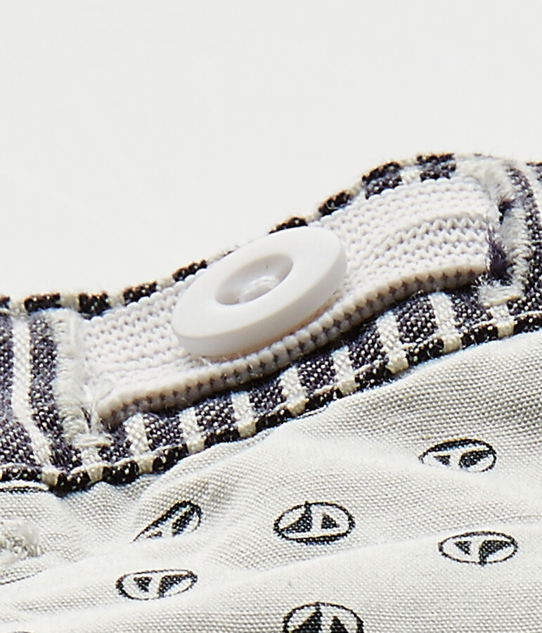 Pantal&oacute;n de beb&eacute; ni&ntilde;o a rayas azul SMOKING/blanco MARSHMALLOW