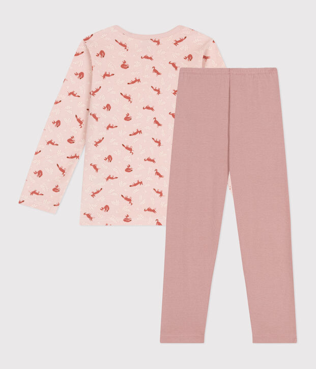 Pijama de terciopelo para ni&ntilde;o/a rosa/multicolor