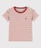 Camiseta de manga corta de algodón de niño beige MONTELIMAR/ OMBRIE