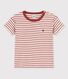 Camiseta de manga corta de algodón de niño