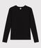 Camiseta Iconique de manga larga de punto liso para mujer negro BLACK
