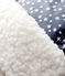 Gorro «chapka» impermeable para bebé niño azul SMOKING/blanco MARSHMALLOW