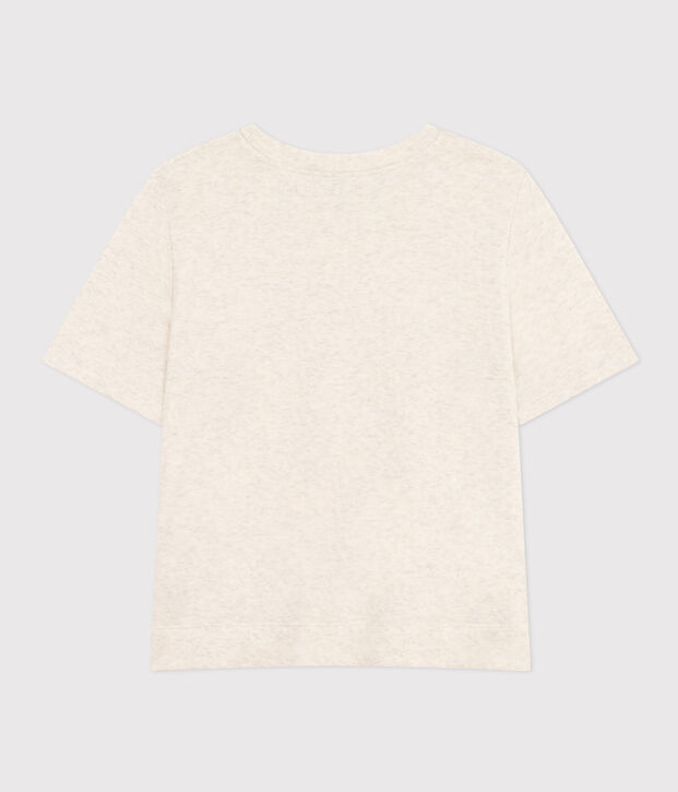 Camiseta la Boxy de algod&oacute;n de mujer MONTELIMAR CHINE