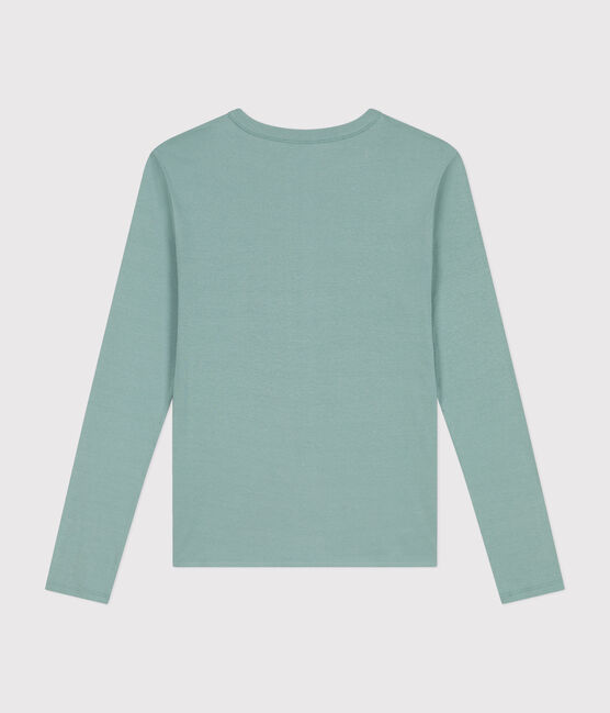 Camiseta L'ICONIQUE de algodón con cuello redondo para mujer verde PAUL