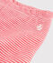 «Legging» mil rayas para bebé niña rosa POPPY/blanco MARSHMALLOW