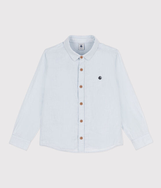 Camisa de lino de manga larga para niño PLEINAIR