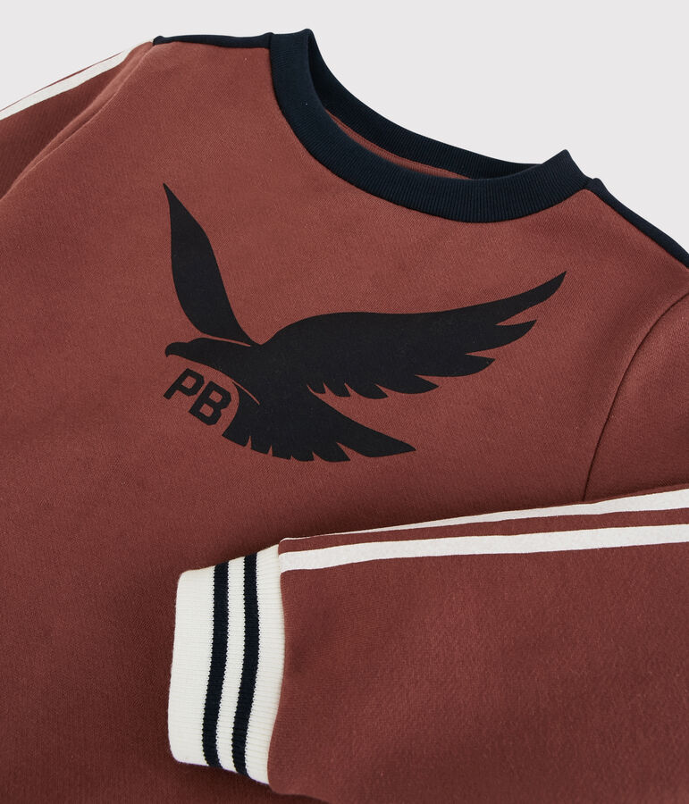 Sudadera de felpa de ni&ntilde;o naranja