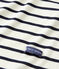 Fular de rayas marineras para mujer beige COQUILLE/azul SMOKING