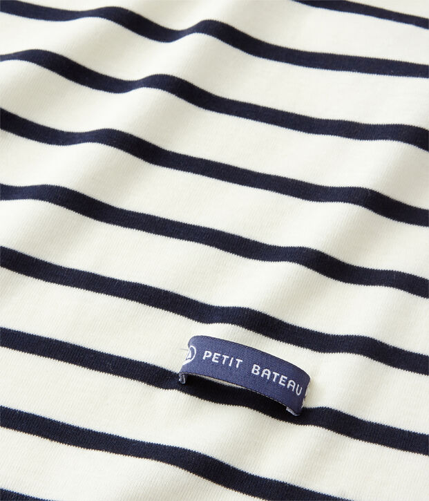 Fular de rayas marineras para mujer blanco/azul