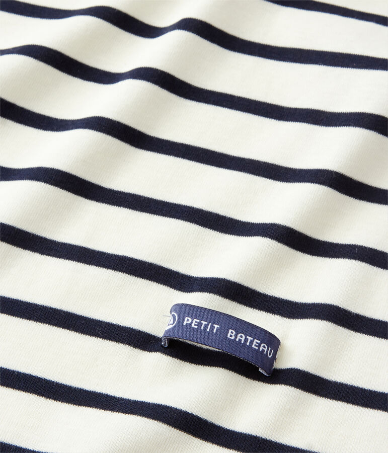 Fular de rayas marineras para mujer blanco/azul