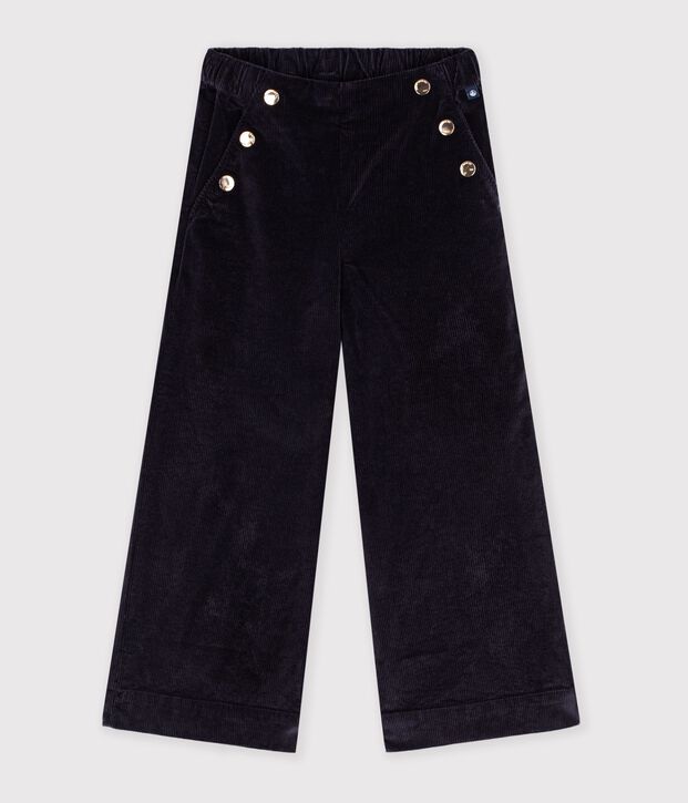 Pantalones de terciopelo de pierna ancha para ni&ntilde;os SMOKING