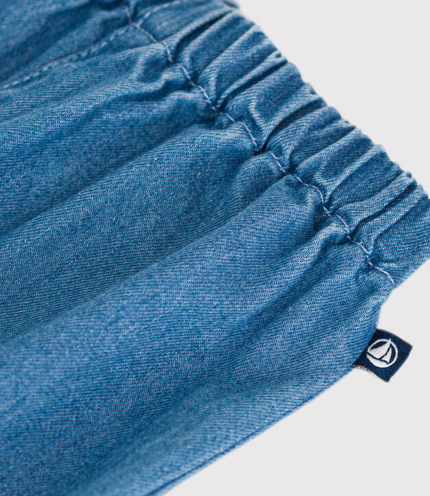 Pantal&oacute;n vaquero ligero para beb&eacute; azul