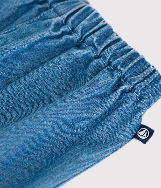 Pantal&oacute;n vaquero ligero para beb&eacute; azul