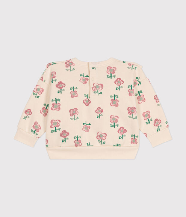 Sudadera de felpa para beb&eacute; crudo/multicolor