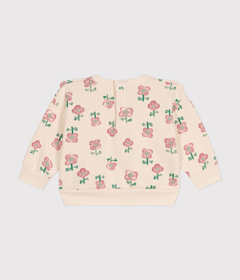 Sudadera de felpa para beb&eacute; crudo/multicolor