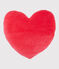 Cojín de corazón de terciopelo rojo TERKUIT