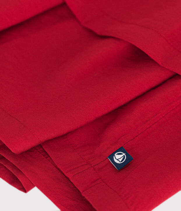 Vestido de manga corta para beb&eacute; rojo
