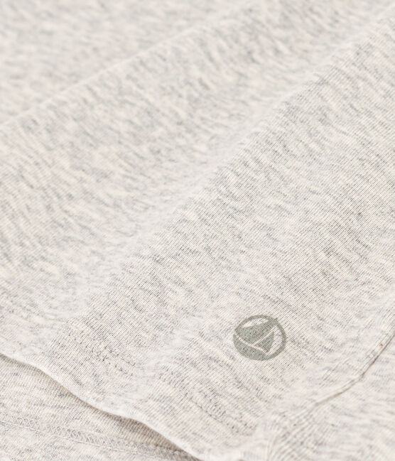 Camiseta L'ICONIQUE de algodón con cuello redondo para mujer gris BELUGA CHINE