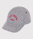 Gorra de tela Petit Bateau Family para bebé