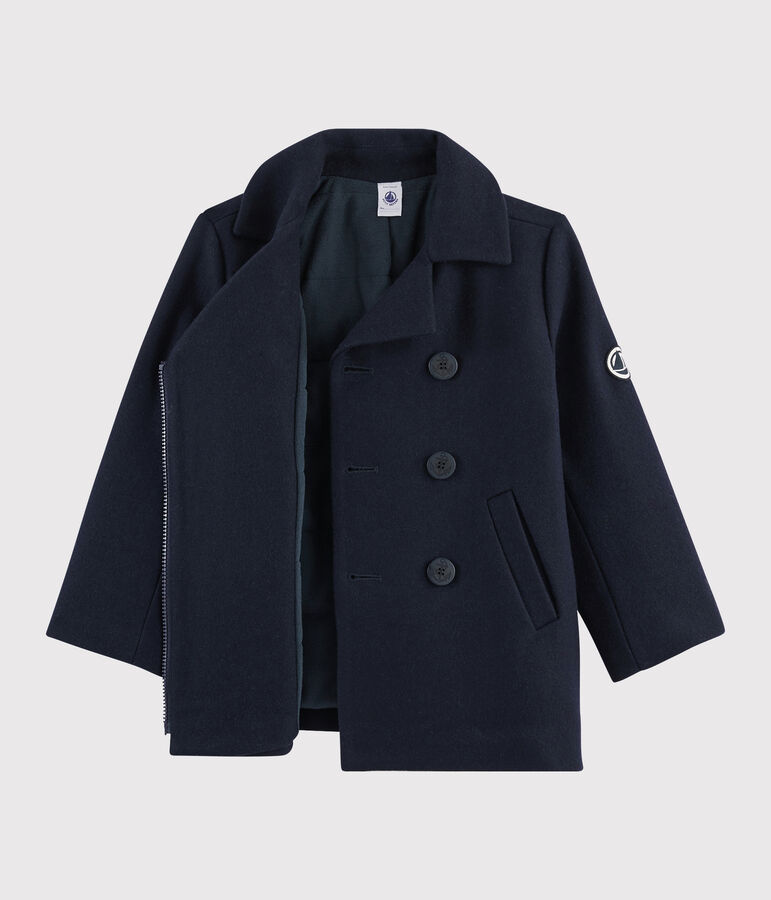 Chaqueta de pa&ntilde;o para ni&ntilde;o azul SMOKING