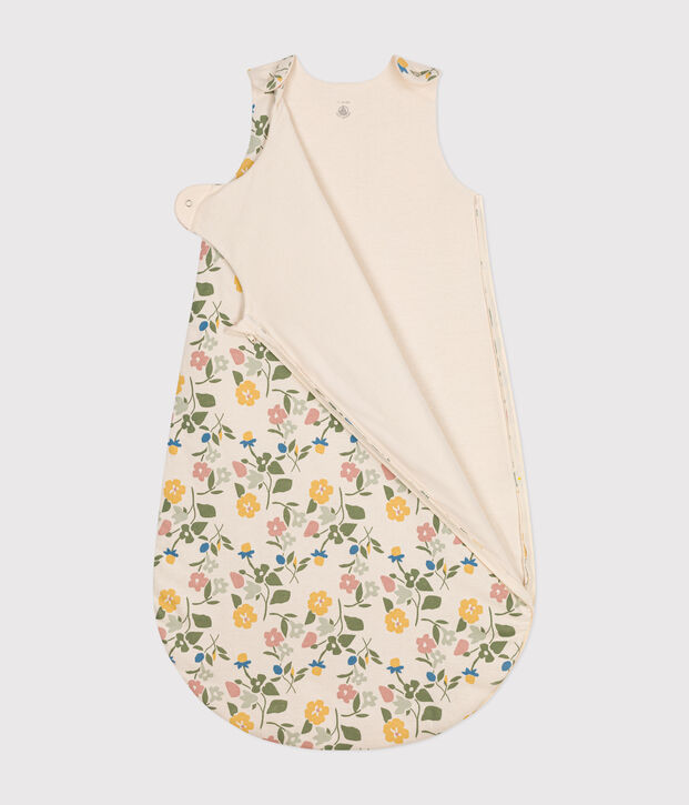 Saco de algod&oacute;n con flores TOG 2 para beb&eacute; crudo/multicolor