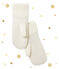 Guantes para niña beige COQUILLE/amarillo DORE