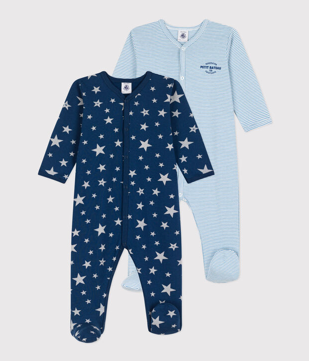 Juego de 2 pijamas para beb&eacute; multicolor