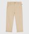 Pantalón infantil de algodón beige SANDER