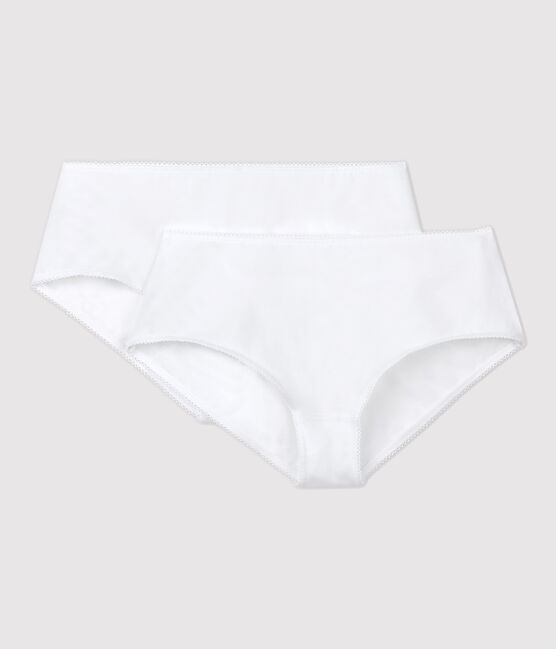 Lote de 2 culottes blancos de chica variante 1