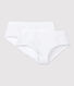 Lote de 2 culottes blancos de chica