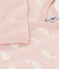 Pelele de terciopelo con ballenas rosas SALINE/ MARSHMALLOW