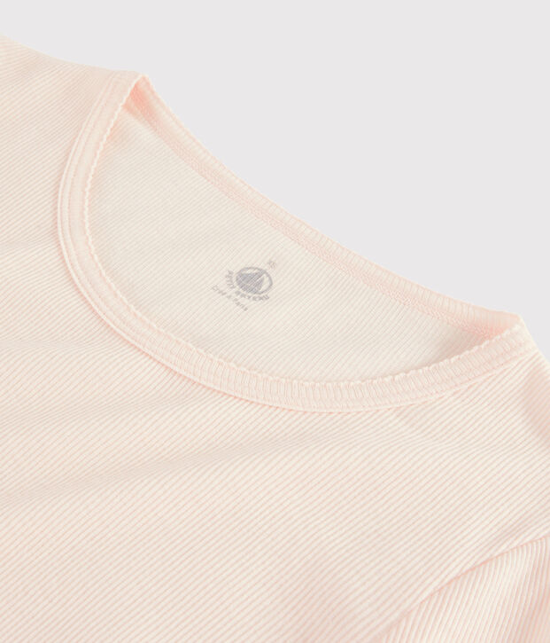Camiseta de lana y algod&oacute;n para mujer FLEUR