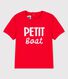 Camiseta de manga corta con motivo de algodón de bebé