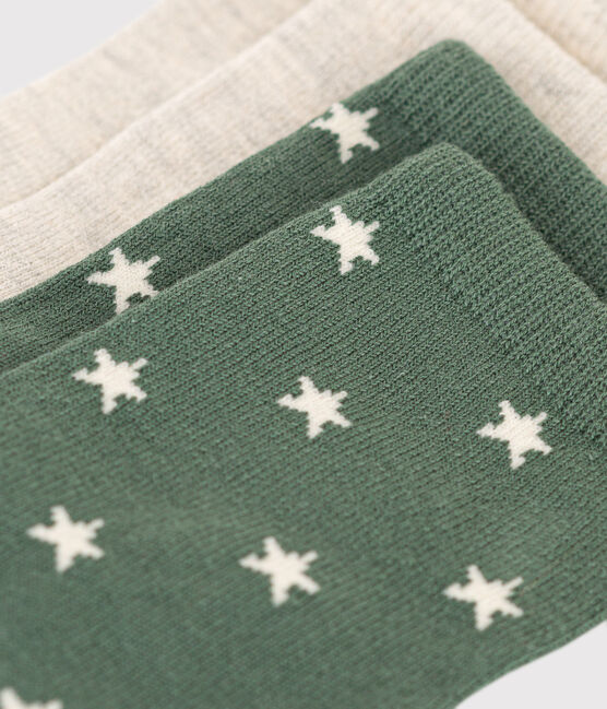 2 pares de calcetines de algodón con estrellas para niños variante 1