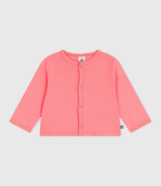 C&aacute;rdigan de algod&oacute;n liso para beb&eacute; FLAMAND