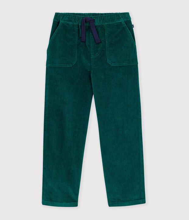 Pantal&oacute;n infantil recto de terciopelo TREE