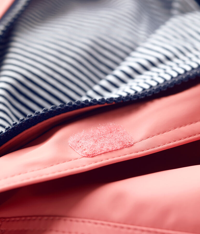 CHUBASQUERO IC&Oacute;NICO RECICLADO DE BEB&Eacute; rosa