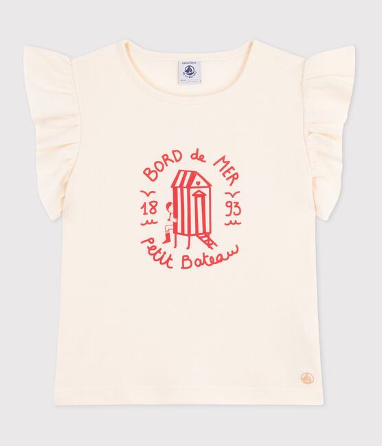 Camiseta infantil de manga corta de algodón con estampado crudo AVALANCHE