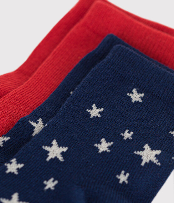 2 pares de calcetines de algodón con estrellas para bebé variante 1