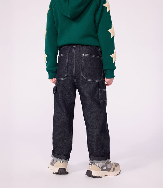 Pantal&oacute;n denim carpenter infantil DENIM BRUT FONCE