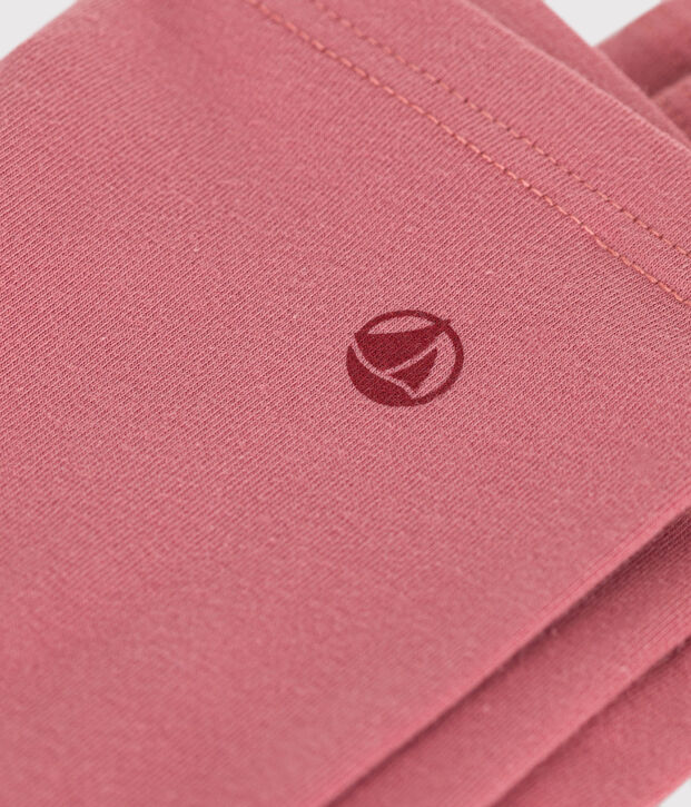 Leggings de punto y elastano para ni&ntilde;a rosa